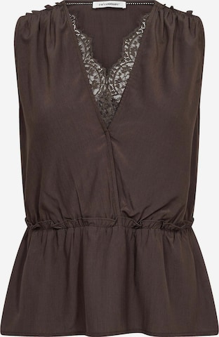 co'couture Top ' SurnnyCC ' in Braun: Vorderseite