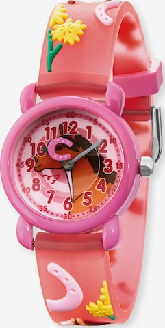 Herzengel Uhr in Pink: predná strana
