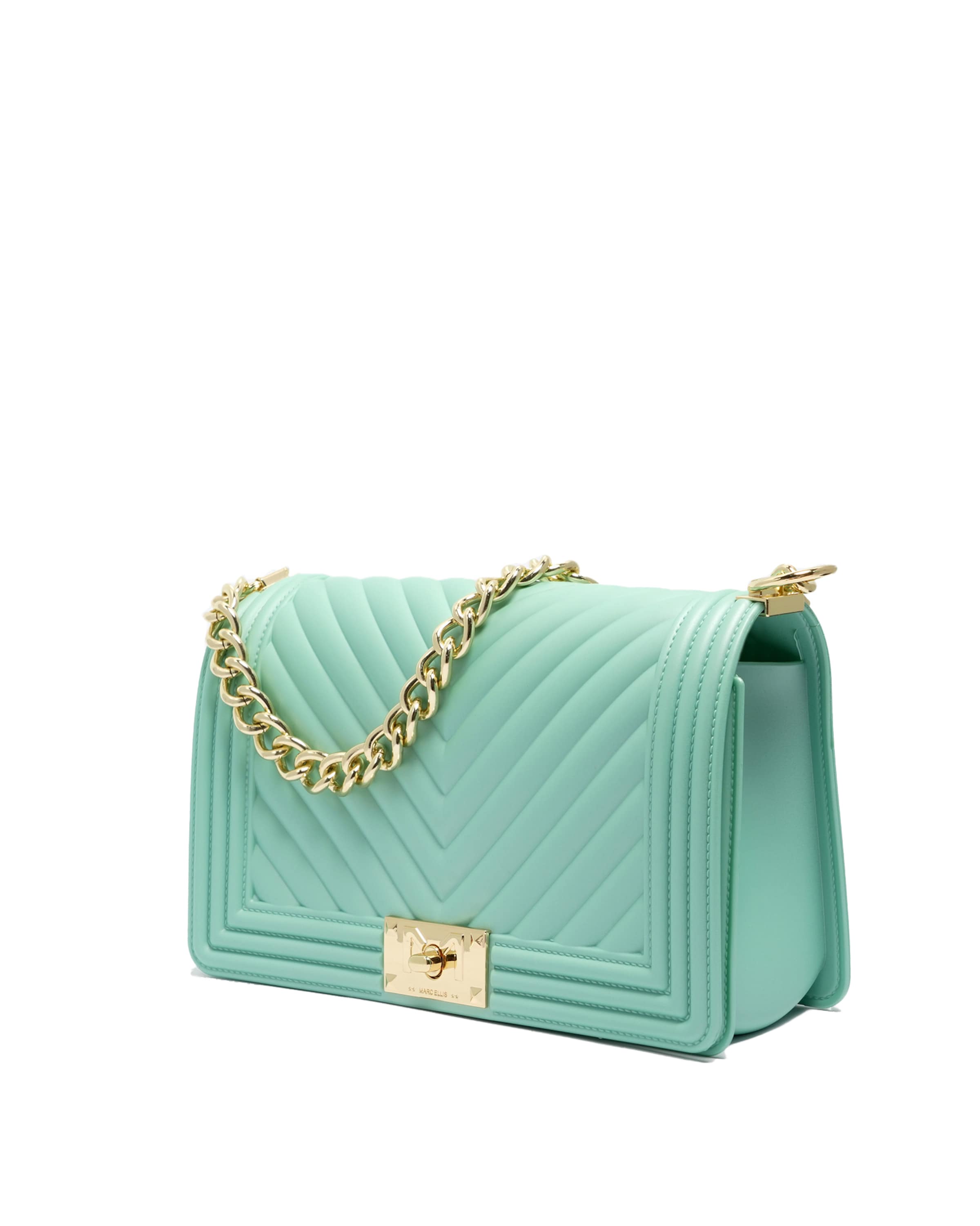 Marc Ellis Handtas in Blauw: voorkant