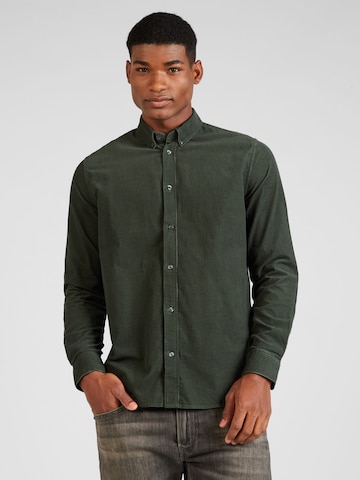 Samsøe Samsøe - Regular Fit Camisa 'Liam' em verde: frente