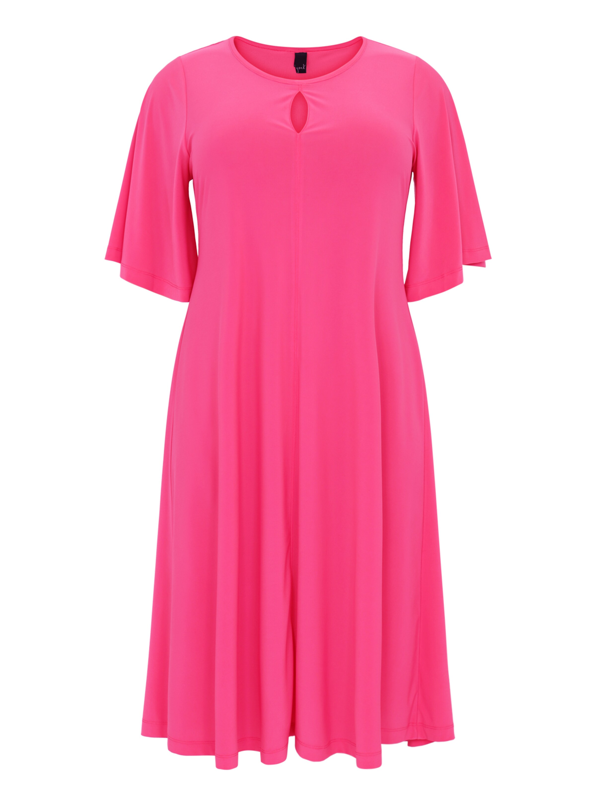 YOEK Jurk in Roze: voorkant