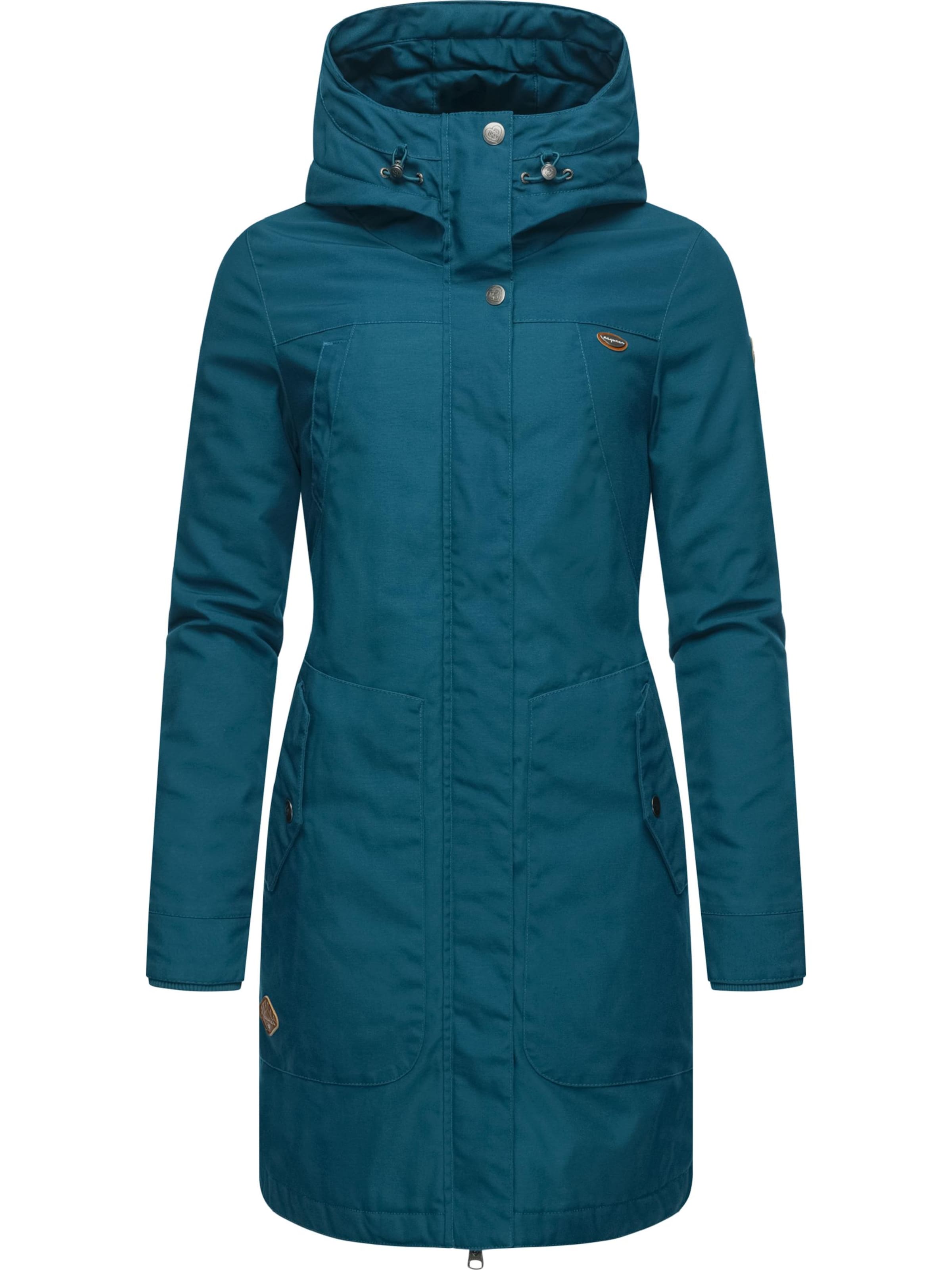 Ragwear Funktionsmantel 'Jannisa' in Grün: Vorderseite