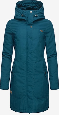 Manteau d’hiver 'Jannisa' Ragwear en vert : devant