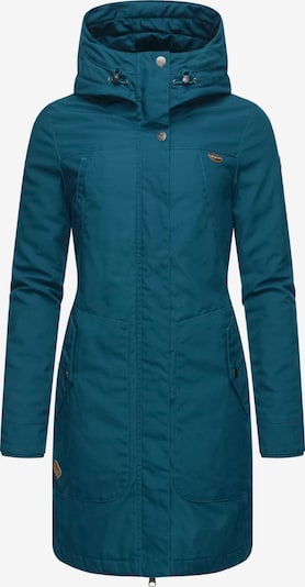 Žieminis paltas 'Jannisa' iš Ragwear, spalva – ruda / tamsiai žalia / juoda / balta, Prekių apžvalga