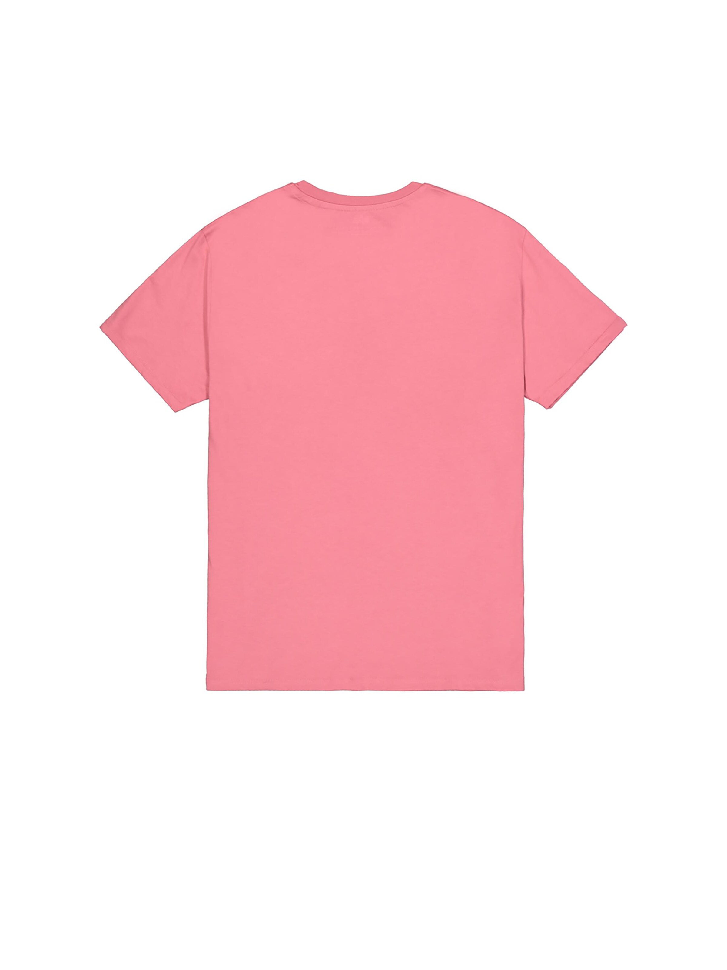 ALPHA INDUSTRIES Shirt 'Basic Logo'‌‌‌‌‌‌ in Rot