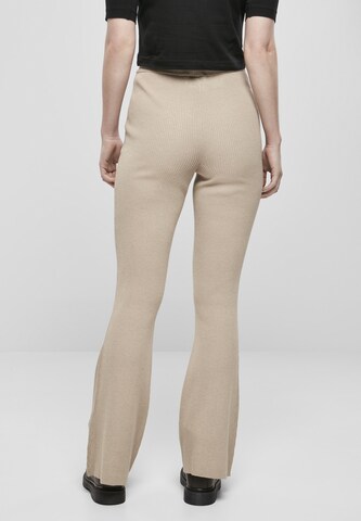 Flared Pantaloni di Urban Classics in beige