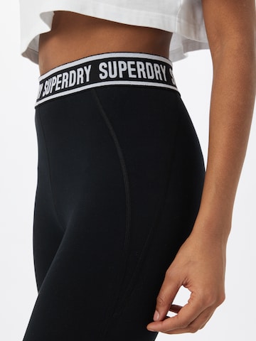 Superdry Skinny Leggings 'Independent' in Black
