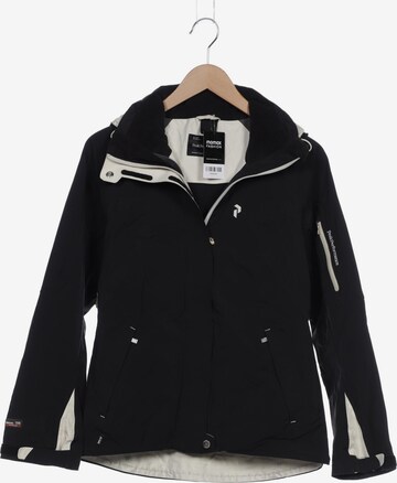 PEAK PERFORMANCE Jacket & Coat in S in Black: front