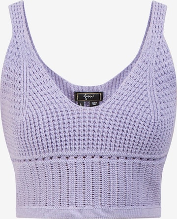 faina Top in Purple: front