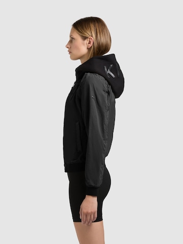 khujo Between-season jacket 'MEETS 2IN1' in Black