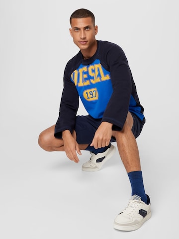 Sweat-shirt 'RAGLEN' DIESEL en bleu