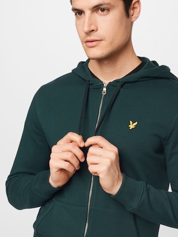 Lyle & Scott Sweatjacke in Grün