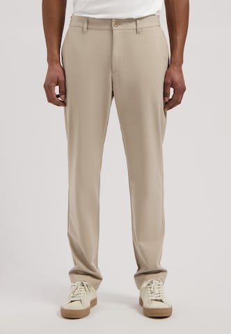 Dstrezzed Regular Chino Pants 'Twill' in Brown: front