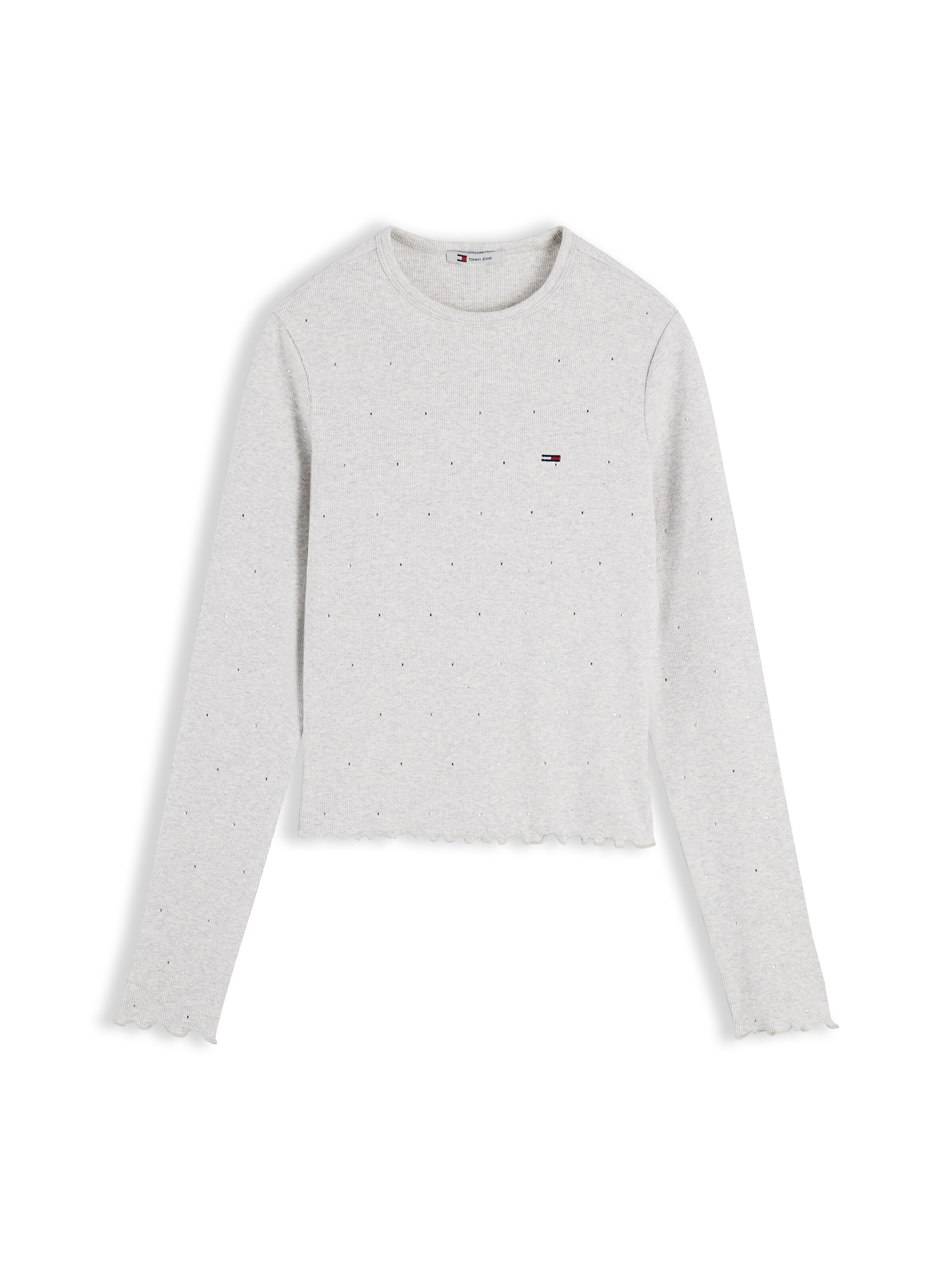 Tommy Jeans Tričko – šedá: přední strana