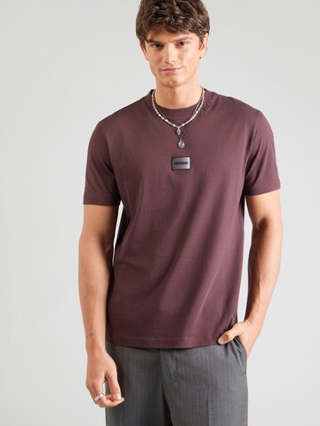 Tricou 'Danotie' de la HUGO pe maro: față