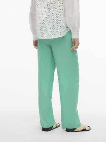 VERO MODA Loose fit Pleat-Front Pants 'JESMILO' in Green