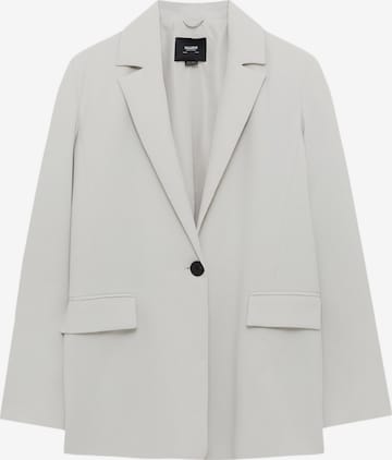 Pull&Bear Blazer in Grey: front