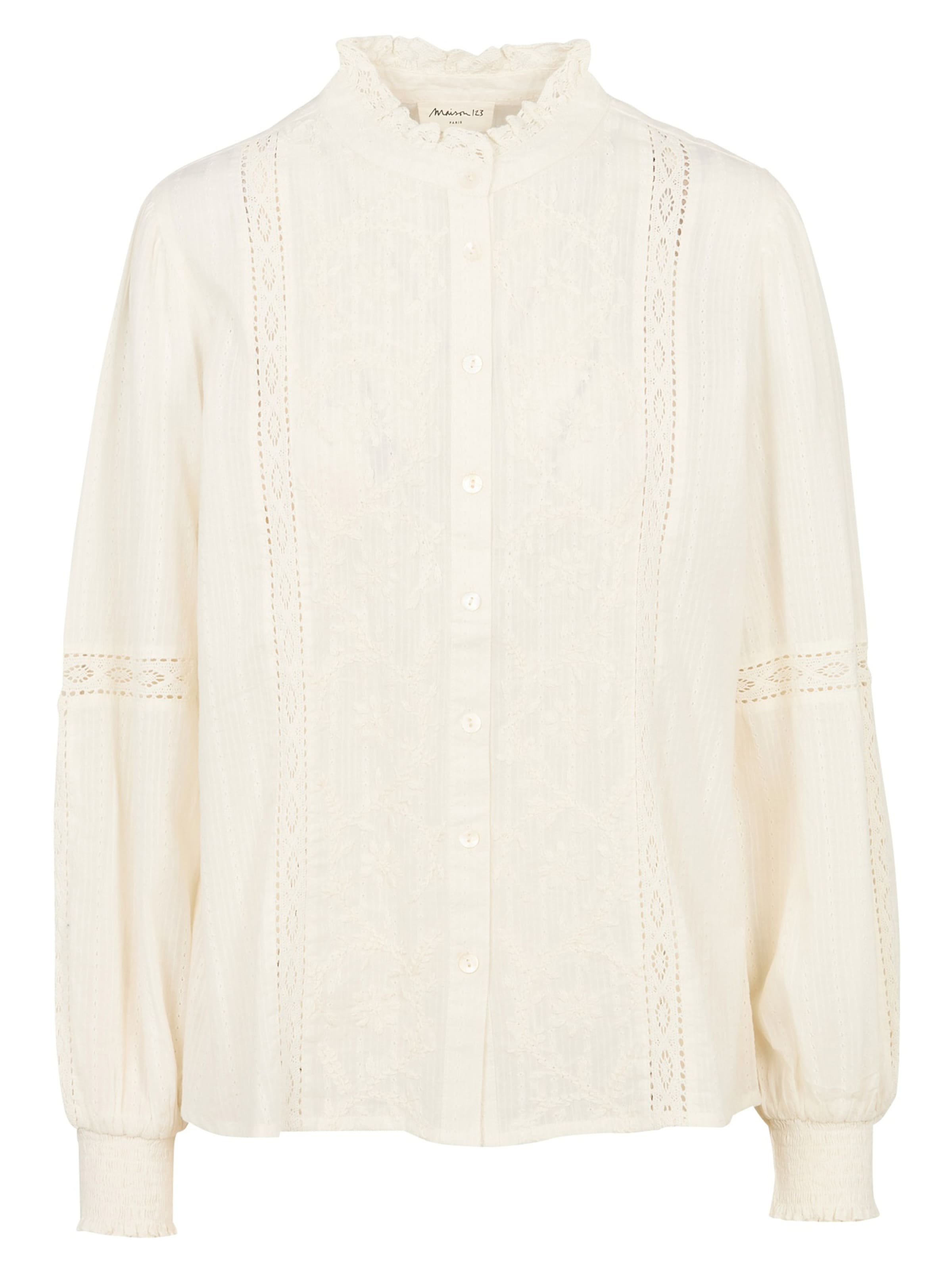 Maison 123 Bluse 'Sophia' in Beige: Vorderseite