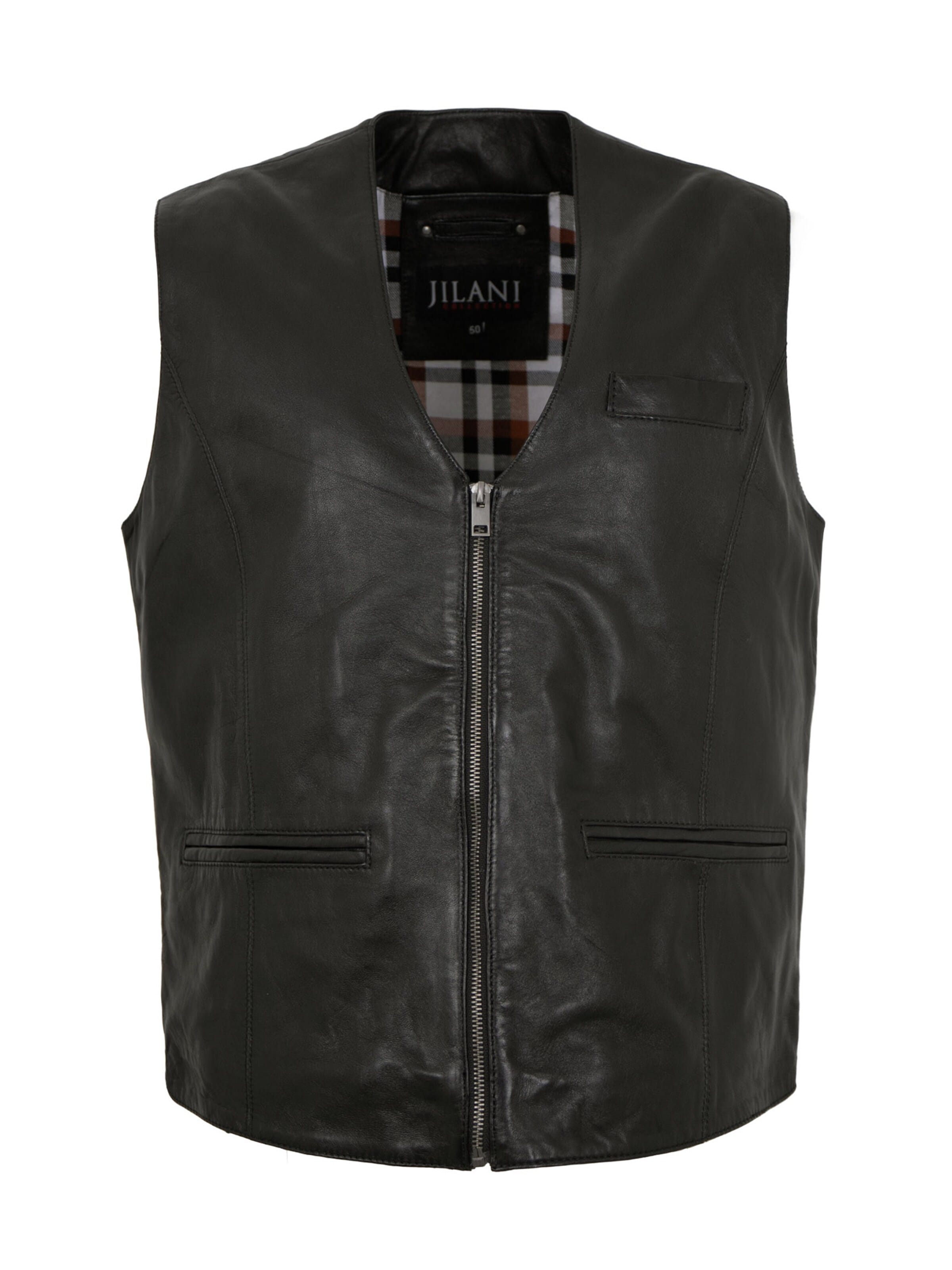 Jilani Bodywarmer 'Prospo' in Zwart: voorkant