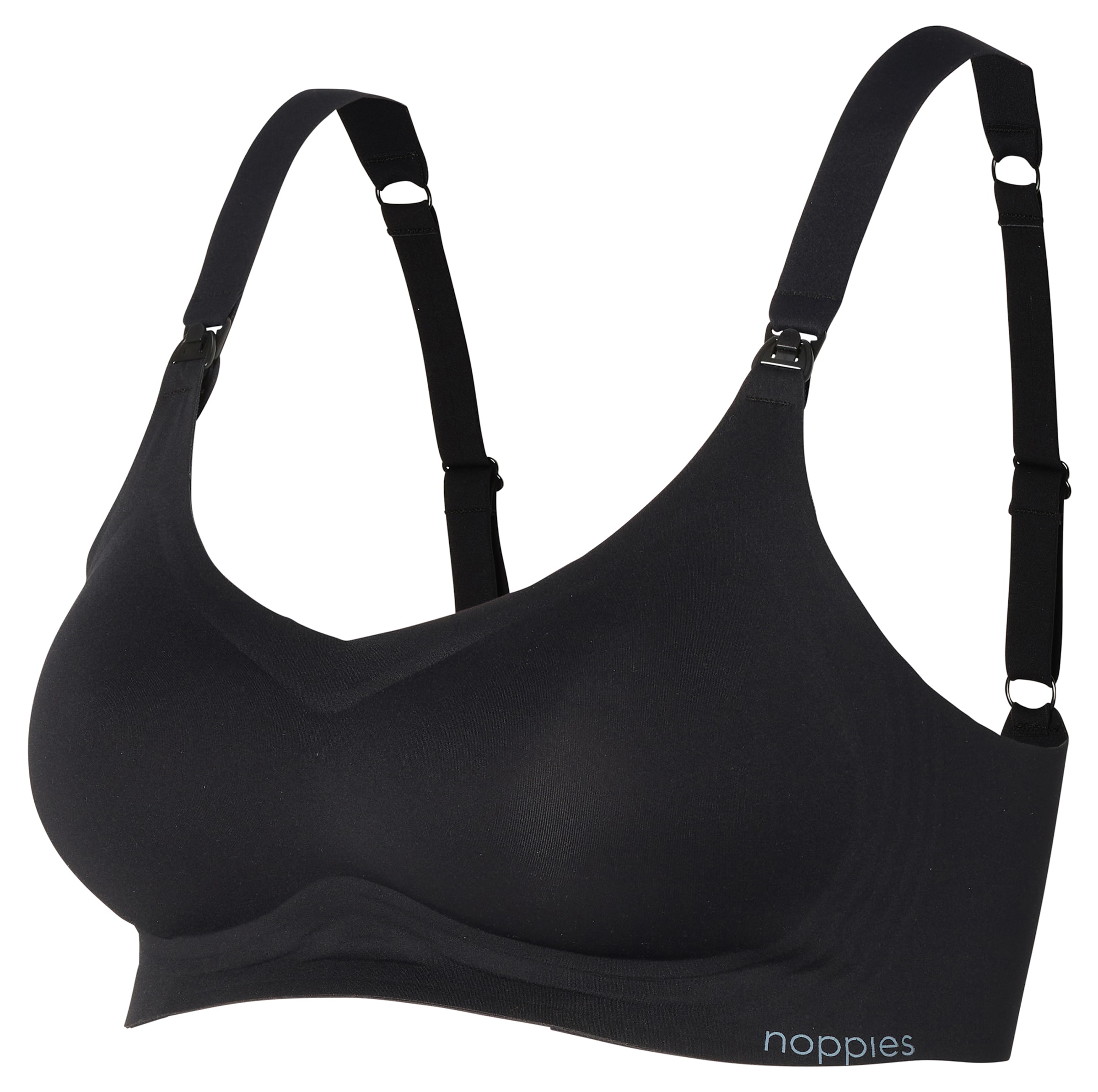 Noppies Bustier Voedingsbh 'Zia' in Zwart: voorkant