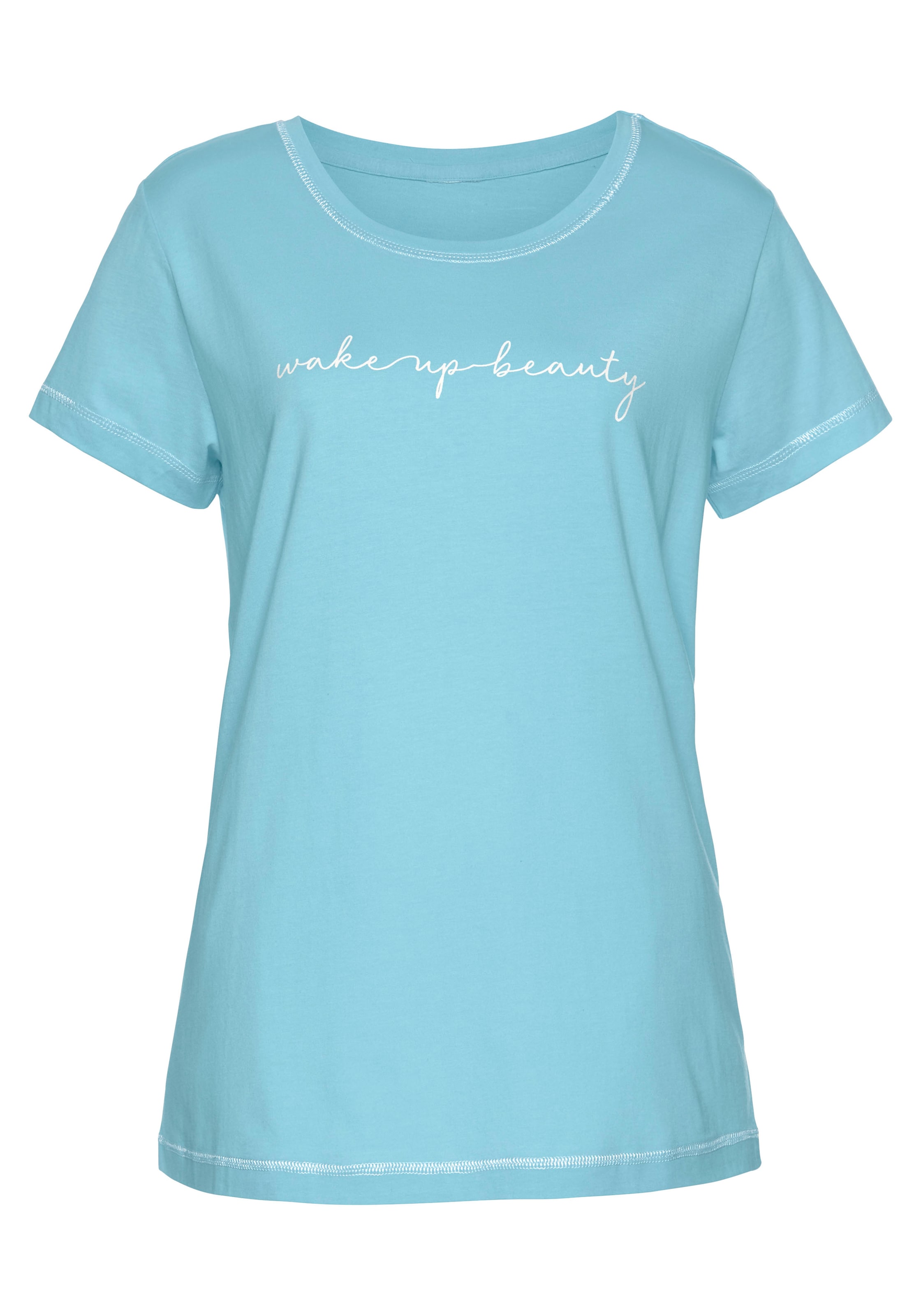 Chemise de nuit VIVANCE en bleu : devant