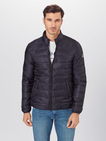 Herrlicher Regular Fit Jacke 'Stanley' in Blau: predná strana