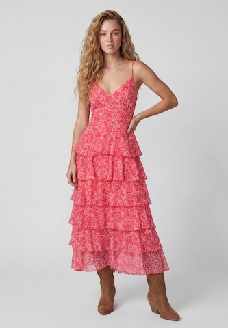IZIA - Vestido em vermelho: frente