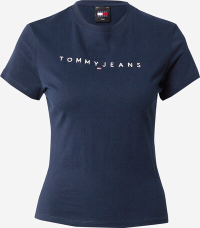 Tommy Jeans T-shirt en bleu marine / rouge / blanc, Vue avec produit