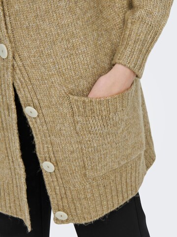 ONLY Knit Cardigan 'Airy Life' in Brown