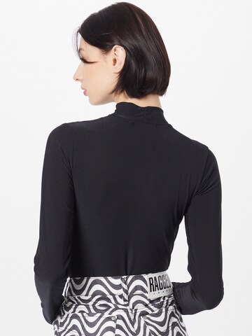 Femme Luxe Shirt bodysuit 'MADGE' in Black