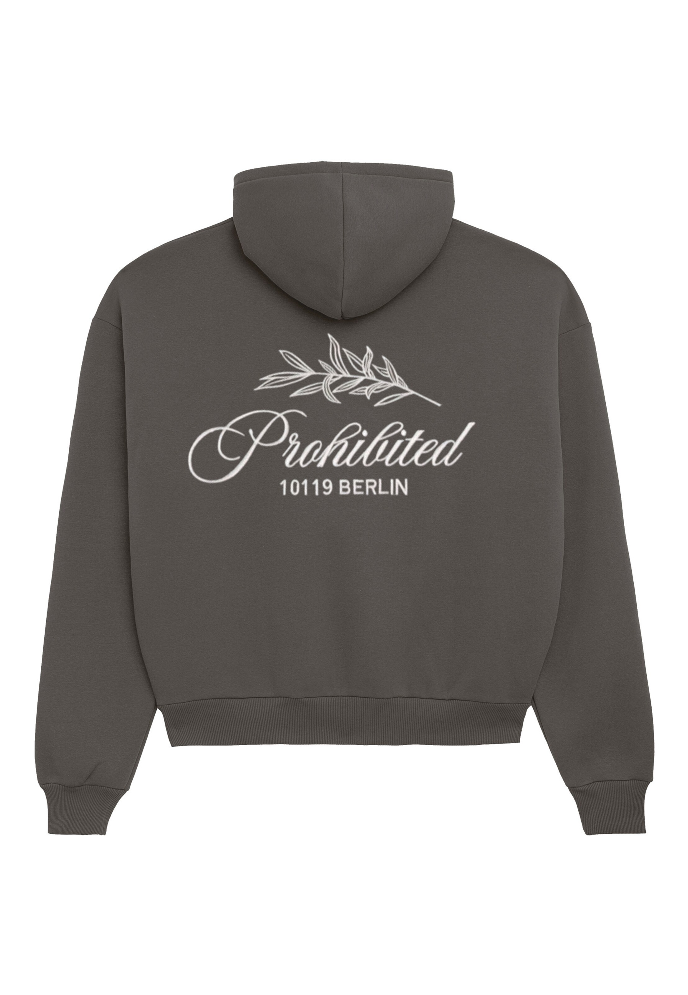 Sweat-shirt 'Leaf' Prohibited en beige