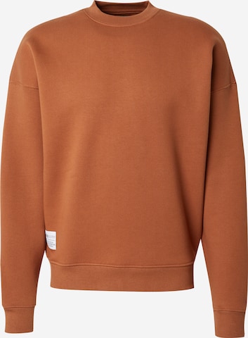 ALPHA INDUSTRIES Sweatshirt in Braun: Vorderseite