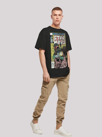 F4NT4STIC T-Shirt 'Star Wars Boba Fett Comic' in Schwarz