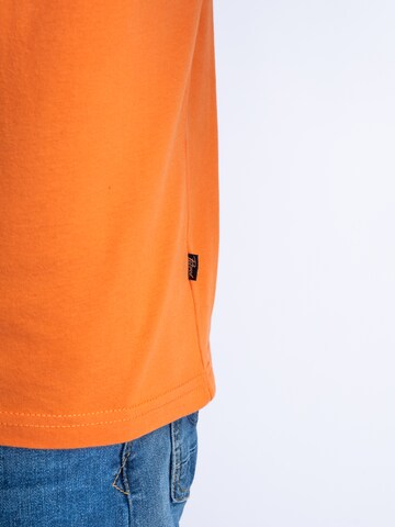 T-Shirt 'Bonfire' Petrol Industries en orange