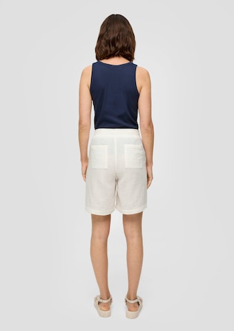 s.Oliver - Pierna ancha Pantalón en beige