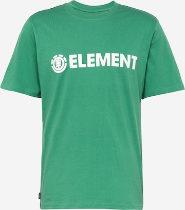 T-Shirt 'BLAZIN' ELEMENT en vert : devant