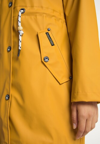 Schmuddelwedda Toiminnallinen pitkä takki 'Bridgeport' värissä keltainen