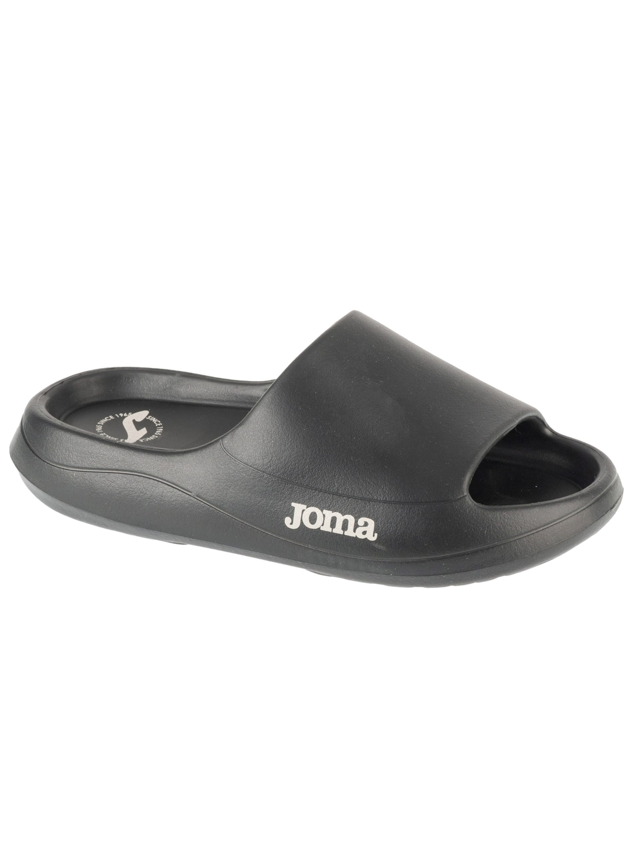 JOMA Mules in Black: front