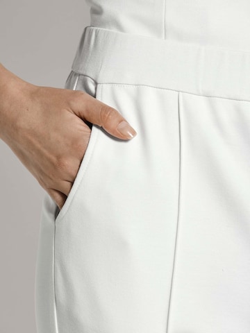 évasé Pantalon MADELEINE en blanc