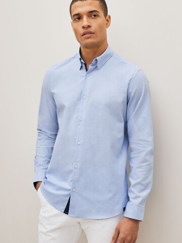 Next Slim fit Overhemd in Blauw