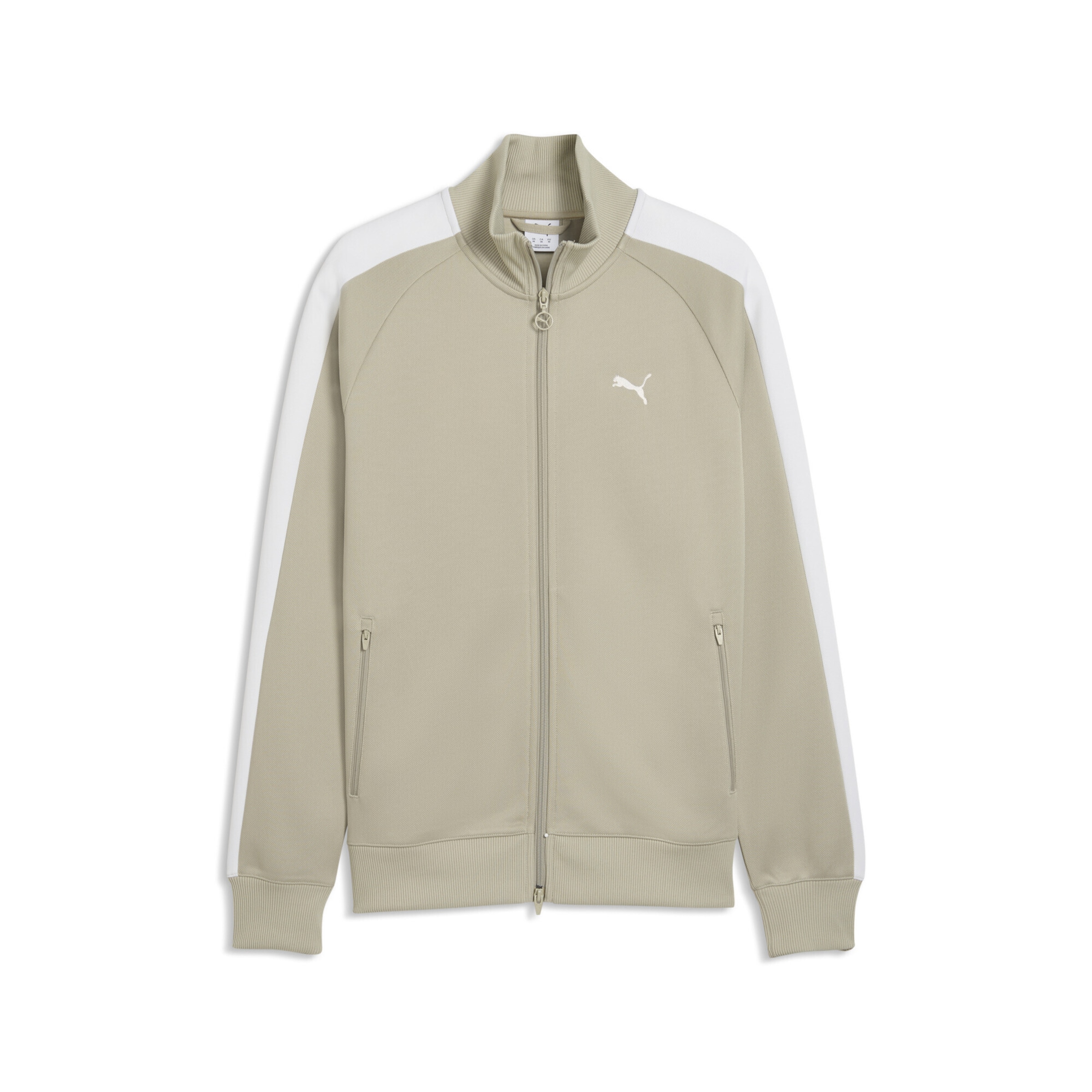 PUMA Athletic Jacket 'T7 Always On' in Beige: front
