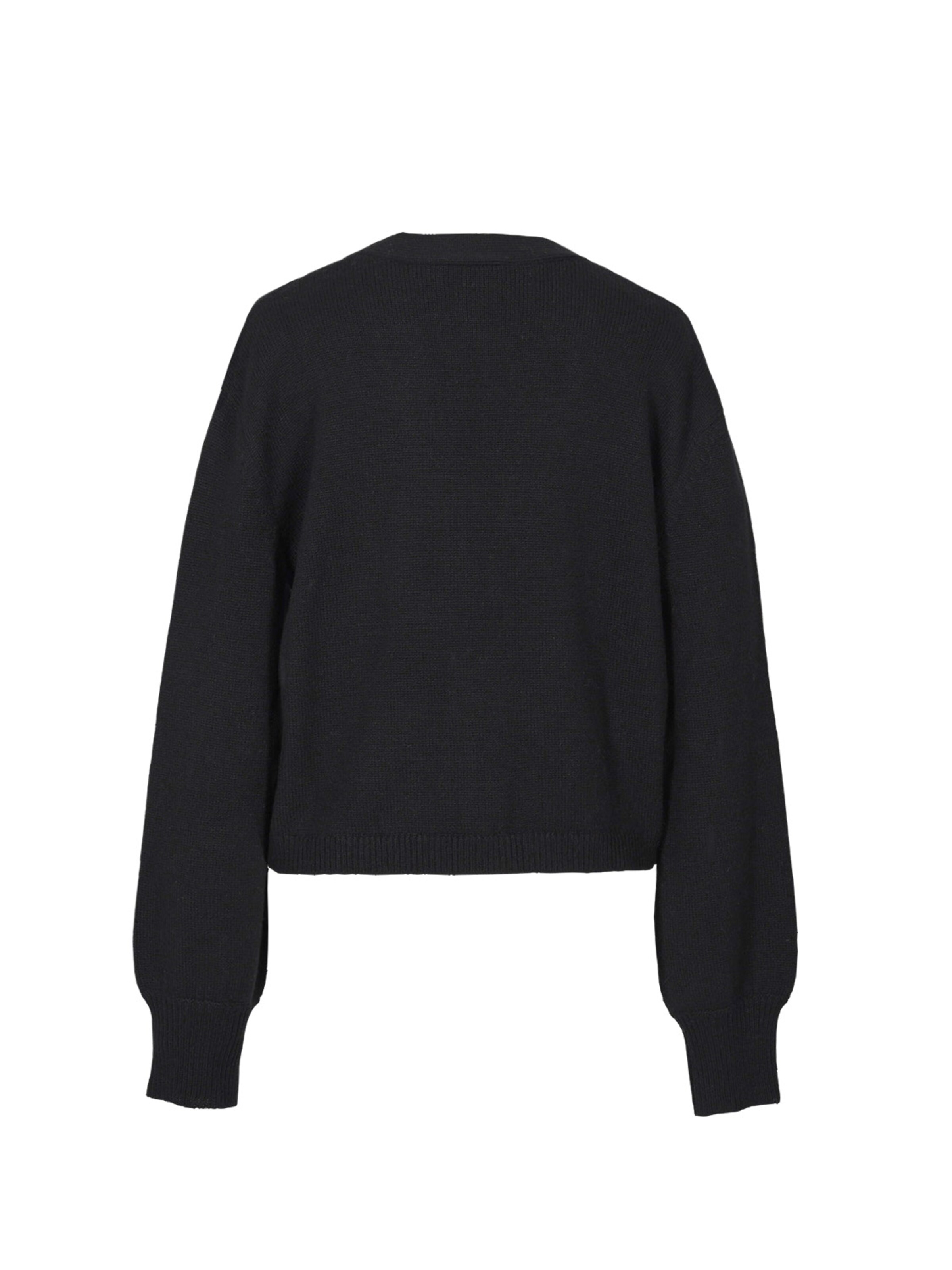 Anse Victorin Strickjacke 'Melissa'‌‌‌‌‌‌‌‌‌‌ in Schwarz