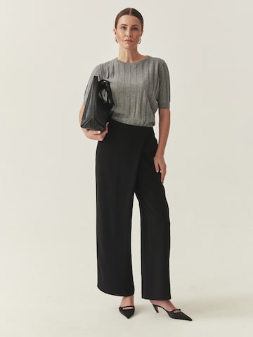TATUUM Široký strih Nohavice - Čierna