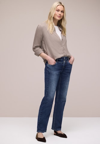 STREET ONE Regular Jeans 'Amalia' in Blue