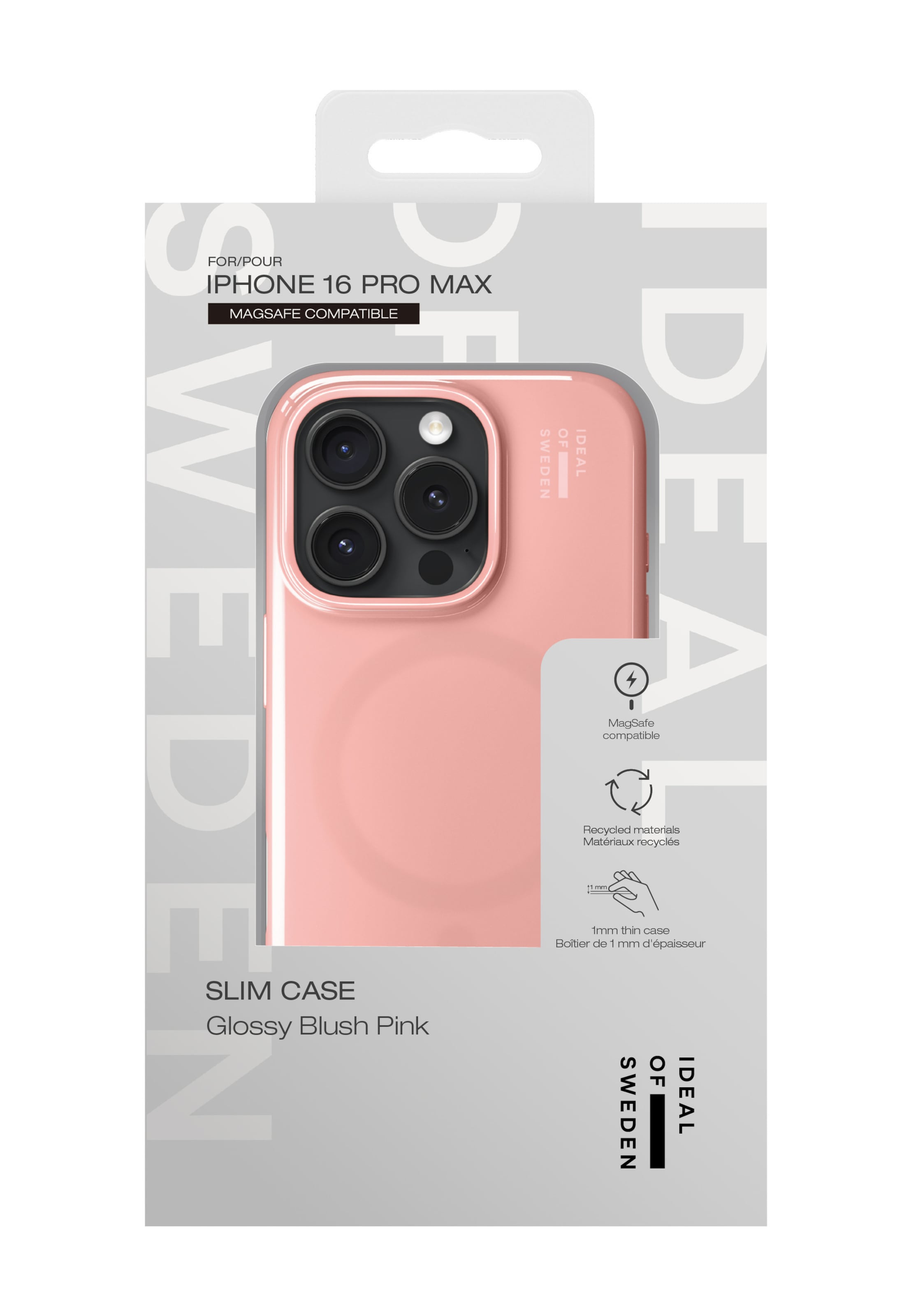 Custodia per smartphone 'MagSafe iPhone 16 Pro Max' di iDeal of Sweden in rosa