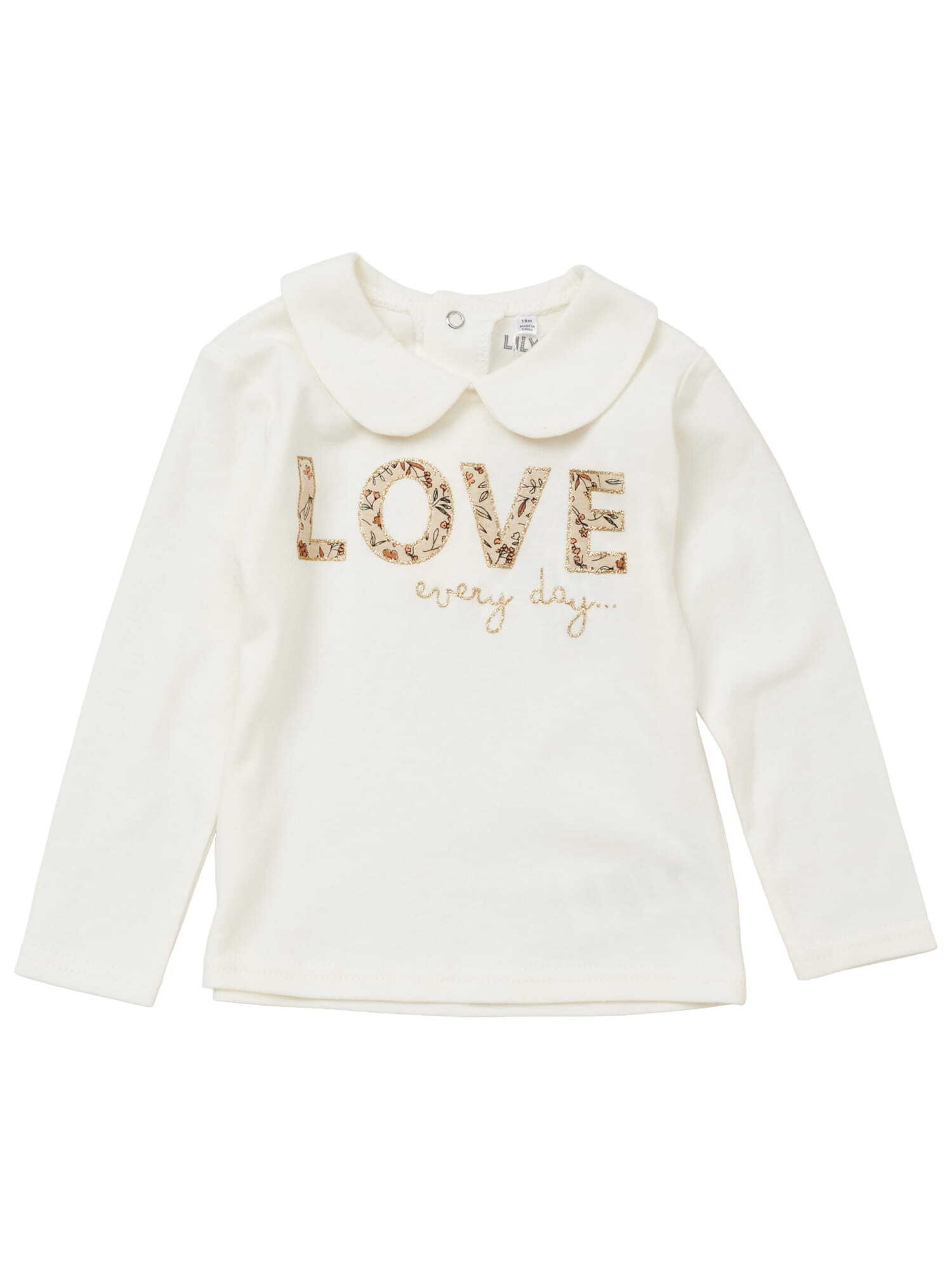 Lily & Jack Set ' Love ' in Weiß