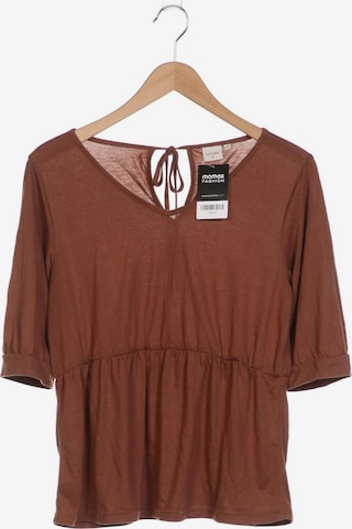 Cream Top & Shirt in M in Brown: front