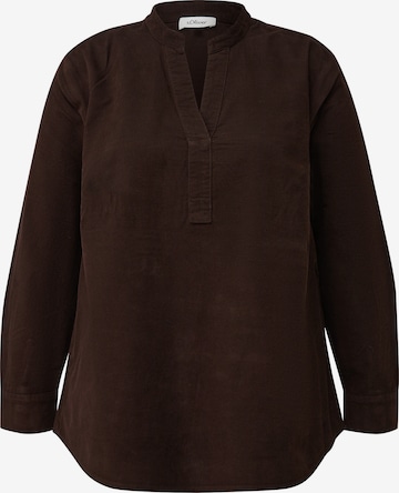 s.Oliver CURVE Bluse in Braun: Vorderseite