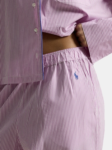 Pyjama ' Shirting Stripes ' Polo Ralph Lauren en rose