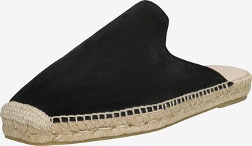 Henry Stevens Espadrilles 'Taylor' in Zwart: voorkant